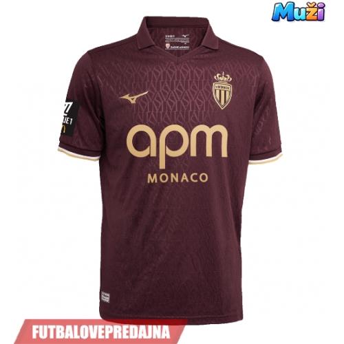 Lacne Muži Futbalové dres AS Monaco Folarin Balogun #9 2026-27 Krátky Rukáv - Preč